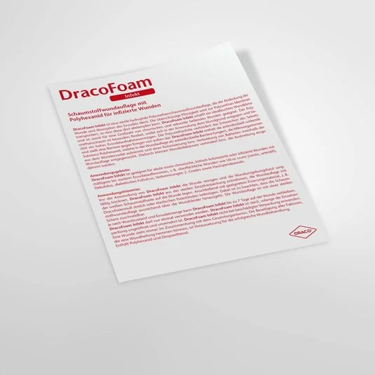 Gebrauchsanweisung DracoFoam Infekt