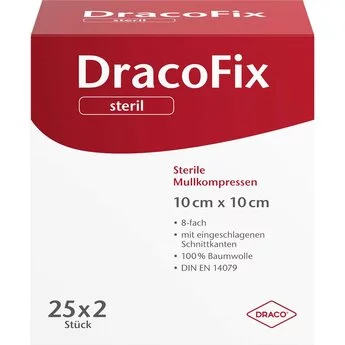 DracoFix Mullkompressen, steril