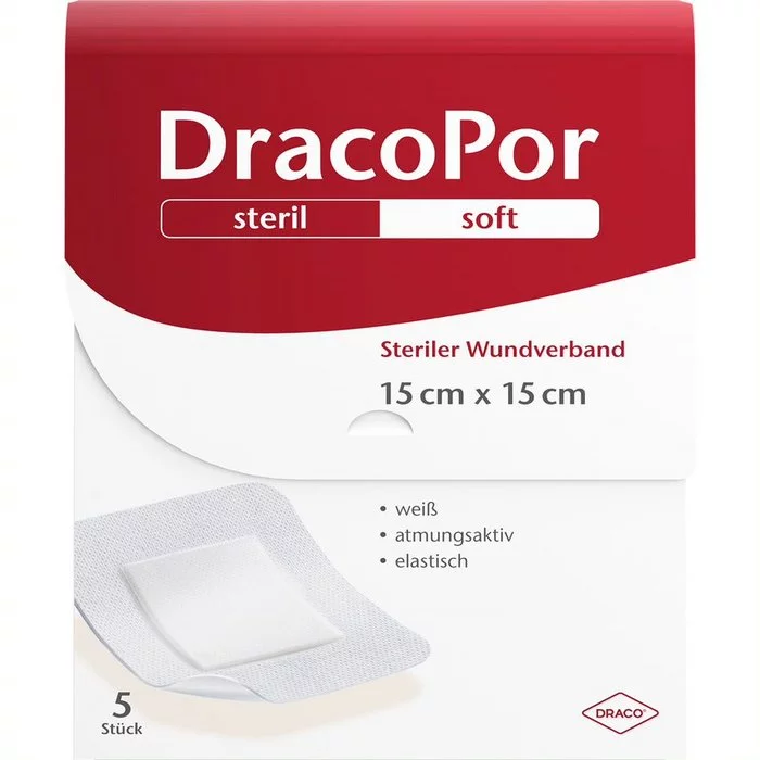 DracoPor Soft Steril 15cmx15cm