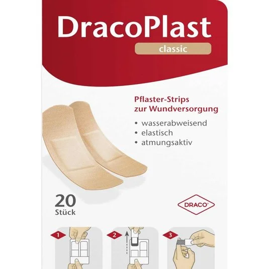 DracoPlast classic Pflasterstrips hautfarben, Packshot