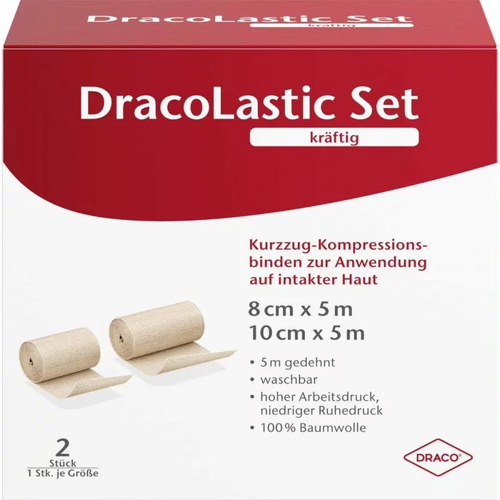 DracoLastic Set aus zwei Kurzzugbinden, Packshot