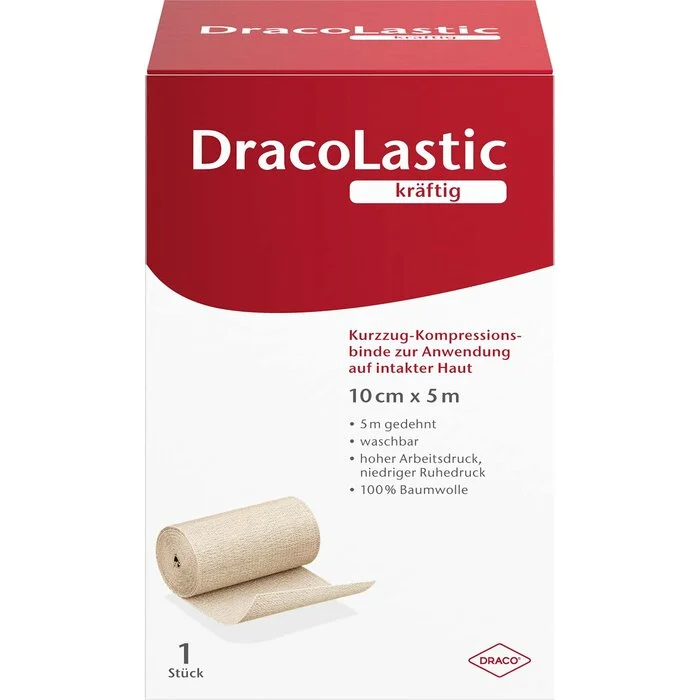 DracoLastic Kurzzugbinde kräftig komprimierend, Packshot