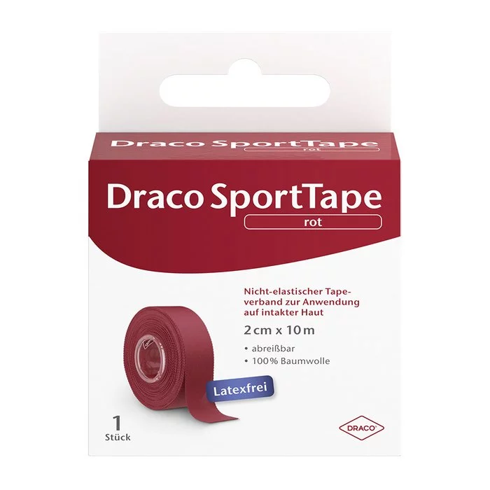 Draco SportTape Rot 2cmx10m Packshot