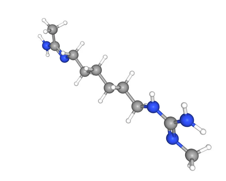 Strukturformel Polihexanid Polihexanid (PHMB)