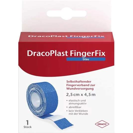 DracoPlast Finger Fix Blau 2,5cmx4,5m