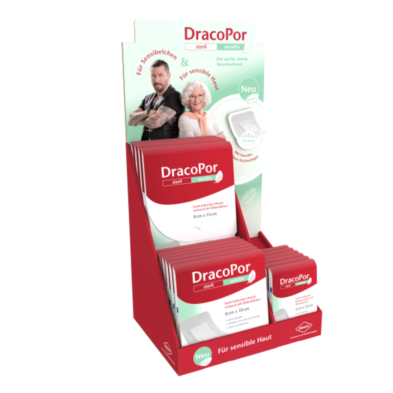 DracoPor sensitiv-Display