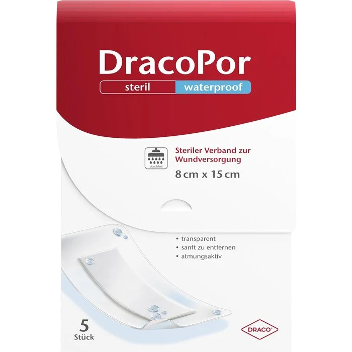 DracoPor Steril Waterproof 8cmx15cm  