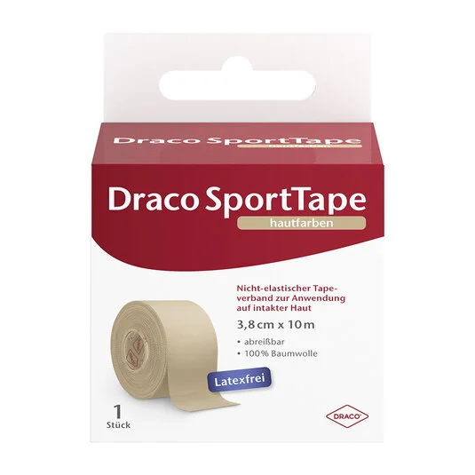 Draco SportTape hautfarben 38mmx10m 