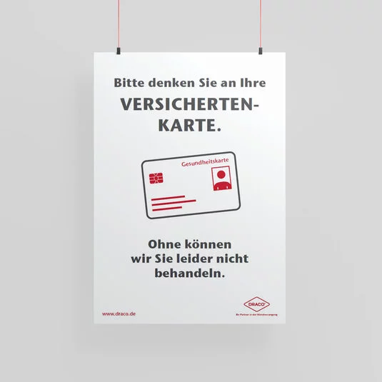 Plakat: Versichertenkarte