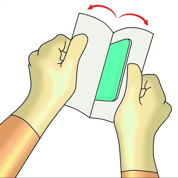 Dracosuper Absorber Verbandwechsel Schritt 2