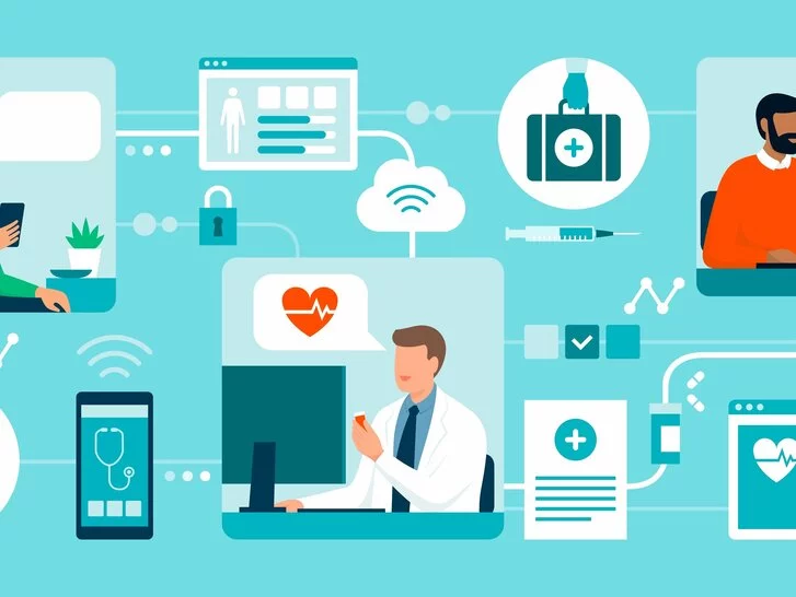 Digitalisierung im Gesundheitswesen, Illustration