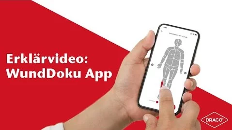 Videovorschau der DRACO® WundDoku App: komfortabel Wunden all Ihrer Patienten in standardisiertem Format dokumentieren.